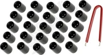 Dorman 711-003 17 Mm Vinyl Lug Nut Covers With Removal Tool Pack Of 25 New. Price: $25.46.
