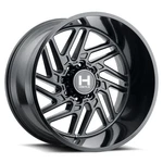 One 22X12 Hostile H116 Jigsaw 8X6.5/8X165.1 -44 Full Black Wheel Rim 125.2 New. Price: $549.23.