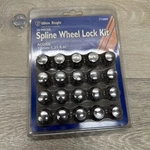 White Knight Spline Wheel Lock Kit Silver Acorn 12MM-1.25 R. H. 773806. Price: $29.99.