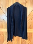 Lava Miller Women Long Open Front Black Cardigan Read Size Medium (5454) Pre-owned. Price: $19.98.
