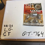Royal Guard Automotive Wheel Locks SS3002, Size 12X1.25, Vintage Nos, Sealed New. Price: $19.80.