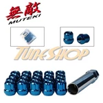 Muteki Open End Spline Tuner Lock Lug Nuts 12X1.25 Acorn Wheel Rim Blue New. Price: $54.95.