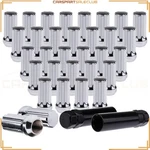 32 Pcs 9/16"-18 Spline Lug Nuts CHROME+2 Keys Ford E-250 Ram 2500 New. Price: $44.85.