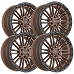 (set Of 4) Vortek VRT-604 20X9.5 6X135/6X5.5" +0MM Bronze Wheels Rims 20" Inch New. Price: $1080.96.