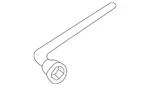 Genuine Ford Wheel Lug Wrench YS4Z-17032-AA New. Price: $70.03.
