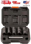 Thinkwork 1/2 Inch Drive Lug Nut Removal Tool, 6 Pieces Wheel Lock Kit, New. Price: $49.99.