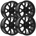 (set Of 4) Replica FR99 Braptor 20X9 6X5.5" +20MM Gloss Black Wheels Rims New. Price: $1164.96.