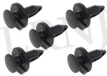 Land Rover Black Plastic Rivet For Body Trim Service Kit Pack Of 5 # ANR2224 New. Price: $12.97.