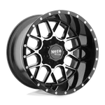 Moto Metal MO98621235344N Siege 20X12 5X5.0/5.5 -44MM Black/machined New. Price: $344.45.
