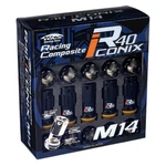 Project Kics Kyo-ei R40 Iconix M14X1.25 Black Lock & Nut Set (capless) New. Price: $356.81.