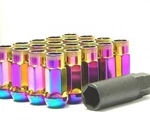 Wheel Mate Muteki SR48 Open End Locking Lug Nut Set Of - Burning Blue Neon New. Price: $88.01.