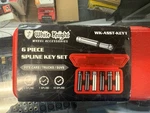 White Knight 6-PIECE Spline Set, Model WK-ASST-KEY1 New. Price: $53.99.