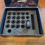 New Orion Motor Tech Black M10 X 1.25 Set Of 16 Lug Nuts No Socket. Price: $20.00.