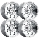 (SET-4) G-fx TR16 18X9 8X6.5/8X165.1 Polished 12MM Wheels Rims Inch New. Price: $1084.00.