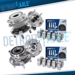 Front Rear Wheel Bearing And Hubs 20PC Lug Nuts Subaru Impreza Forester Wrx New. Price: $211.54.