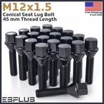 20 Bmw Lug Bolt M12X1.5 Black 45MM Fit 1-8 SERIES/M1/M3/M5/M6 15-19MM Spacers New. Price: $37.99.