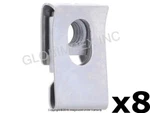 For Porsche (1978-1998) Exhaust System Hanger Nut (6 Mm Captive) (8) O.e.m. New. Price: $103.70.
