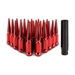 Mishimoto MMLG-SP1215-24RD Spiked Lug Nuts, M12X1.5, 24-PC Set New. Price: $130.99.