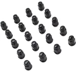 Coyote Accessories 56K548BLK 20-PACK Black Cone Seat Acorn Bulge Lug Wheel New. Price: $12.99.