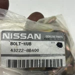Oem Nissan 43222-8B400 Wheel Stud / Mount Bolt (single)--free Shipping-- New. Price: $8.94.