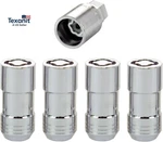 24210 Chrome Cone Seat Wheel Locks (M14 X 1.5 Thread Size) - Set Of New. Price: $48.08.