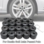 Oem 17MM Covers For Volkswagen Lug Bolt Set Of 20 Caps 1K0-601-173-9-B9 New. Price: $9.99.