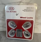 Kia Genuine UM080 WPL01 Alloy Wheel Locks Set With Key Used. Price: $22.98.