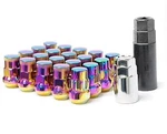 Wheel Mate Muteki SR35 Close End Lug Nuts W/ Lock Set - Purple 12X1.25 35MM New. Price: $177.11.