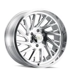24" Cali Off-road Purge 24X14 Polished Milled Spokes 8X6.5 Wheel -76MMTRUCK Rim New. Price: $869.99.
