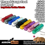 9PC Thread Pitch Gauge Tool Set For Wheel Lug Nuts Studs Bolts Checker New. Price: $17.41.