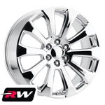 X 9" Inch 5922 Oem Specs Chrome Replica Wheels For Cadillac Escalade New. Price: $2089.00.