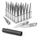Ksp 24PCS M14X1.5 Spike Lug Nuts For Chevy Silverado Sierra 1500 Gmc New. Price: $59.99.
