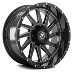Off-road XF-216 Wheels 20X10 (-24, 5X127, 78.1) Black Rims Set New. Price: $1834.00.