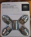Land Rover Wheel Locks Chrome Packaging VUB504120 Used. Price: $35.00.