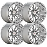 (SET-4) Ferrada FR12 20X9 5X112 Machine Silver 35MM Wheels Rims Inch New. Price: $2840.00.