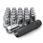 White Knight 3806-20AM Chrome M12X1.25 Spline Lug Nut With Pack, New. Price: $41.05.