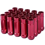 Godspeed New Type-x 60MM Open End Aluminum Lug Nuts 20 Pcs. Set M12 1.25 Red. Price: $36.00.