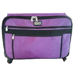 22" Tutto Collapsible Sewing Machine Case On Wheels Large Purple Travel Trolley Used. Price: $105.00.