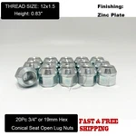 20PC Bulge Acorn Open End Lug Nuts Conical Seat Fits Honda Acura M12X1.5 New. Price: $17.95.