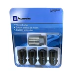 Genuine Chevrolet Corvette C8 Wheel Lock Kit - Black Brand. Price: $152.22.