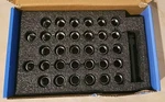 Set Of 32 Mardarth Wheel Lug Nuts 14 X 1.5 W/key New. Price: $23.95.