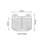 Ferodo Rear DS2500 Brake Pads For All Subaru Impreza Sti 01 With Brembos New. Price: $173.42.