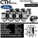 24 Chrome 14X1.5 Large Seat Lug Nut Fit Ford F150/NAVIGATOR/EXPEDITION Stock Rim New. Price: $35.19.