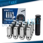 17PC 14X1.5 Chrome Wheel Lug Nuts W/one Key For Avalanche Suburban Yukon Xl 2500 New. Price: $26.01.