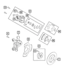 Genuine Mopar Wheel Lug Stud 68313948AA New. Price: $32.79.
