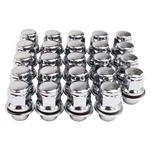 12X1.5 Chrome Closed End Mag Lug Nuts W/ Washer 13/16" Hex - Set Of 20 New. Price: $24.70.