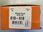 Dorman 610-618 Serrated Wheel Stud 9/16-18 0.685 In. Knurl 2.925 Length New. Price: $19.95.