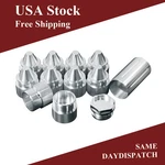 Universal 1.375''X24 Cone Shaped Wheel Lug Nuts Aluminum Alloy W/ Sealed End Cap New. Price: $129.71.