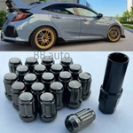 For Honda Toyota Wheel 12X1.5 Rim Bolts Tuner Lug Nuts Spline Lock Key Gun Metal New. Price: $32.39.