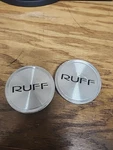 Ruff Racing Custom Wheel Center Caps S215K68(W) Set Of Used. Price: $13.00.